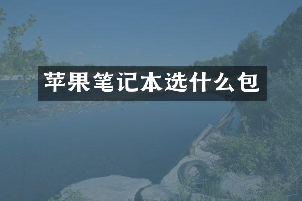 苹果笔记本选什么包