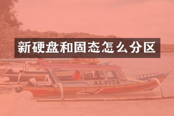 新硬盘和固态怎么分区
