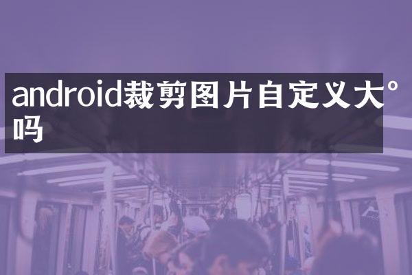 android裁剪图片自定义大小吗