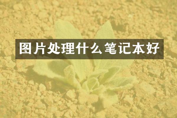 图片处理什么笔记本好