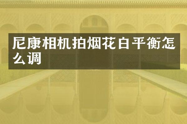 尼康相机拍白平衡怎么调