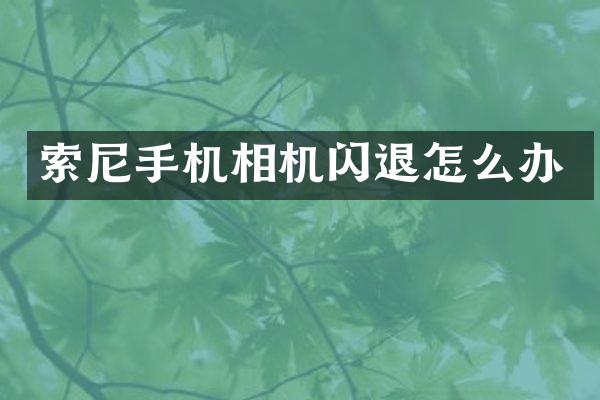 手机相机闪退怎么办