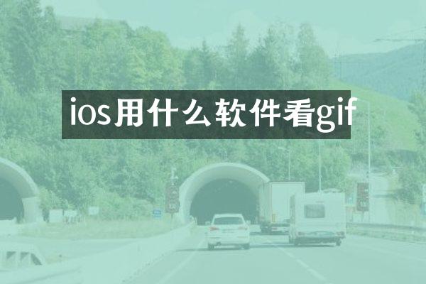 ios用什么软件看gif