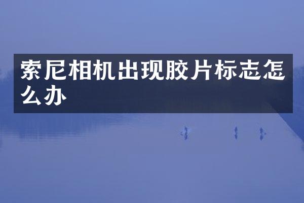 相机出现胶片标志怎么办