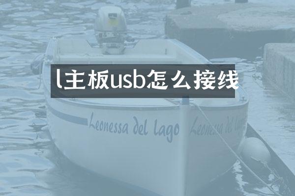 l主板usb怎么接线