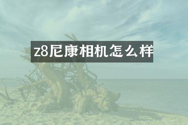z8尼康相机怎么样