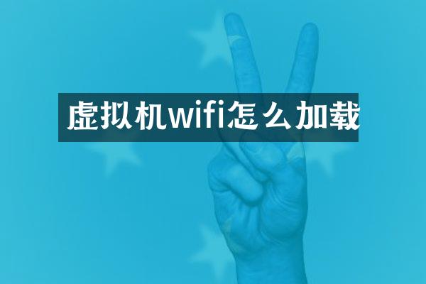 虚拟机wifi怎么加载