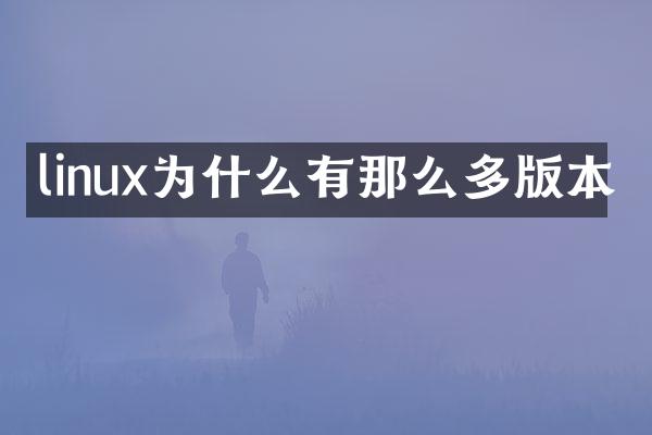 linux为什么有那么多版本