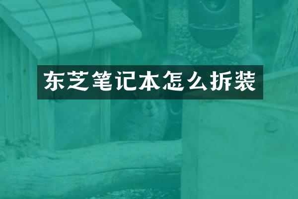 东芝笔记本怎么拆装