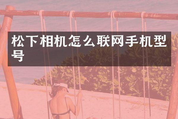 相机怎么联网手机型号