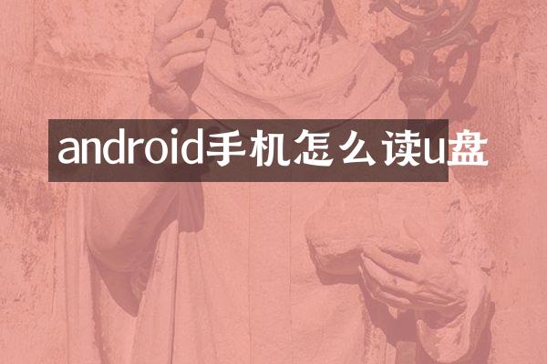 android手机怎么读u盘