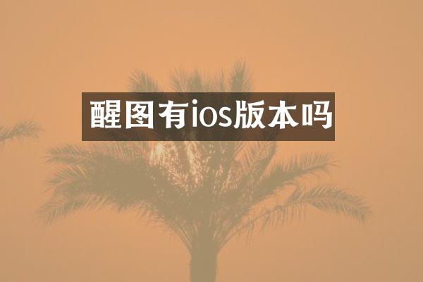 醒图有ios版本吗