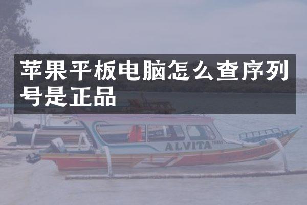 苹果平板电脑怎么查序列号是正品