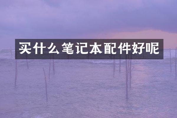 买什么笔记本配件好呢