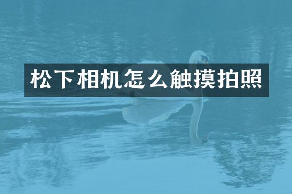相机怎么触摸拍照
