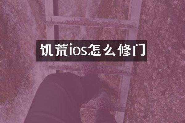 饥荒ios怎么修门