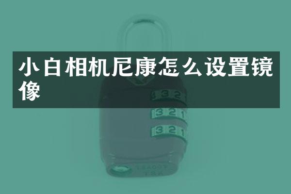 小白相机尼康怎么设置镜像