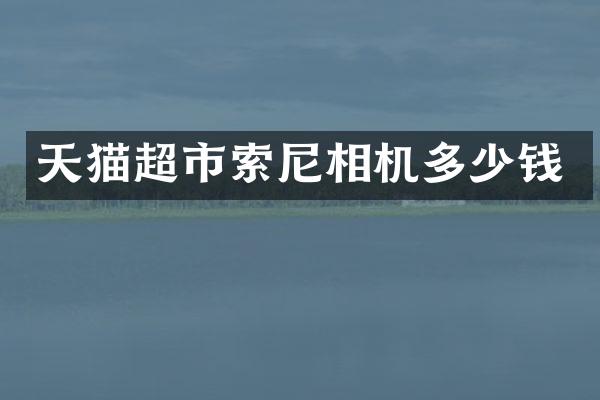 天猫超市相机多少钱