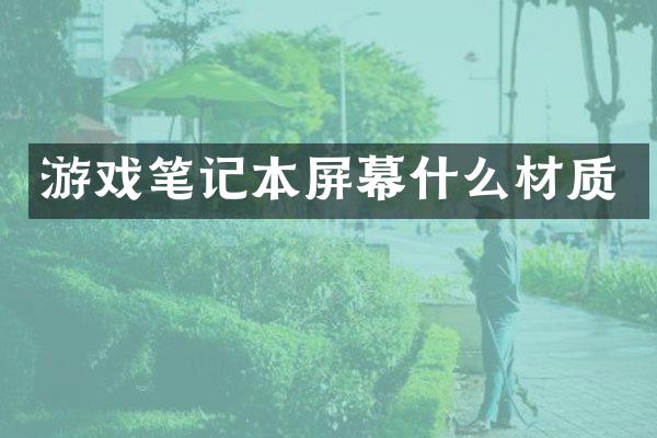 游戏笔记本屏幕什么材质