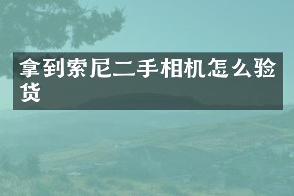 拿到二手相机怎么验货