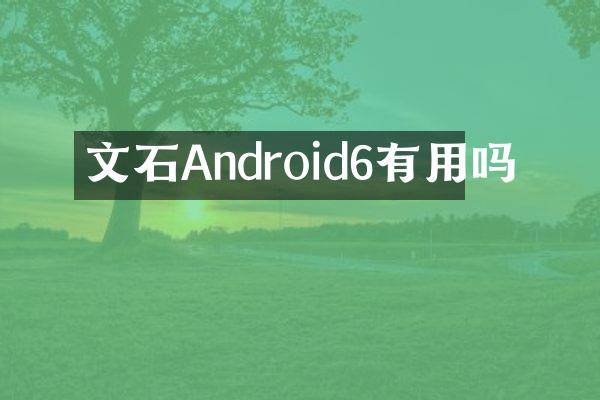 文石Android6有用吗