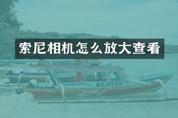 相机怎么放大查看