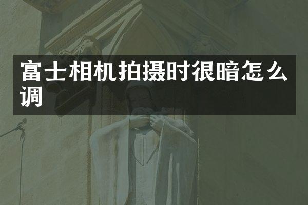 富士相机拍摄时很暗怎么调