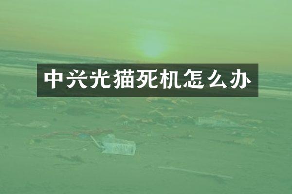 中兴光猫死机怎么办