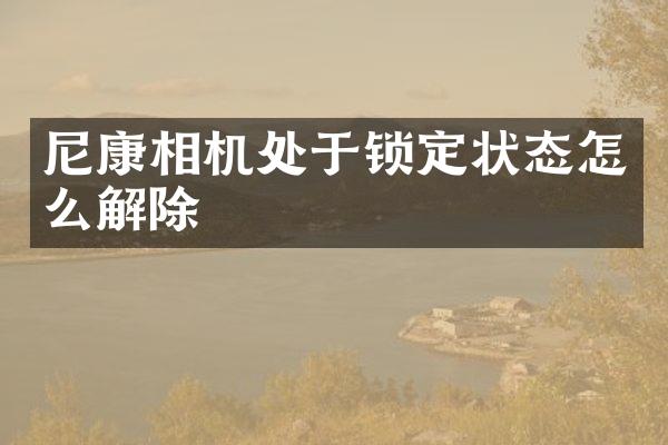 尼康相机处于锁定状态怎么解除