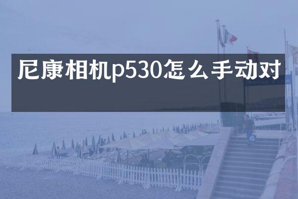 尼康相机p530怎么手动对焦