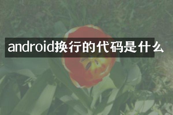 android换行的代码是什么