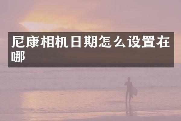 尼康相机日期怎么设置在哪