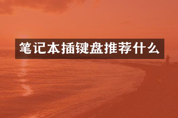 笔记本插键盘推荐什么