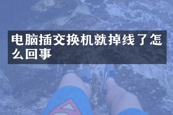 电脑插交换机就掉线了怎么回事