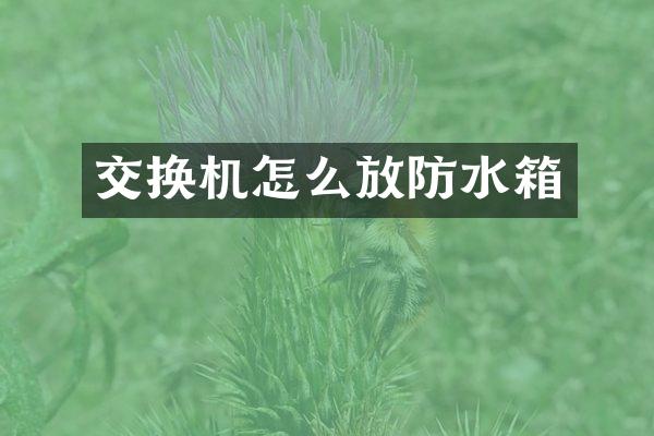 交换机怎么放防水箱