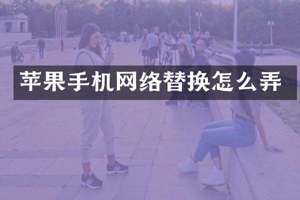 苹果手机网络替换怎么弄