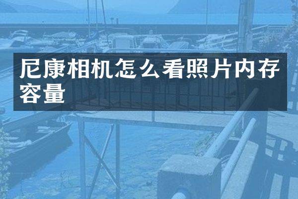 尼康相机怎么看照片内存容量
