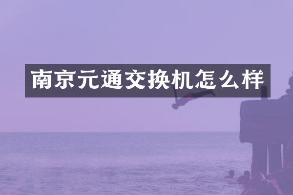 南京元通交换机怎么样