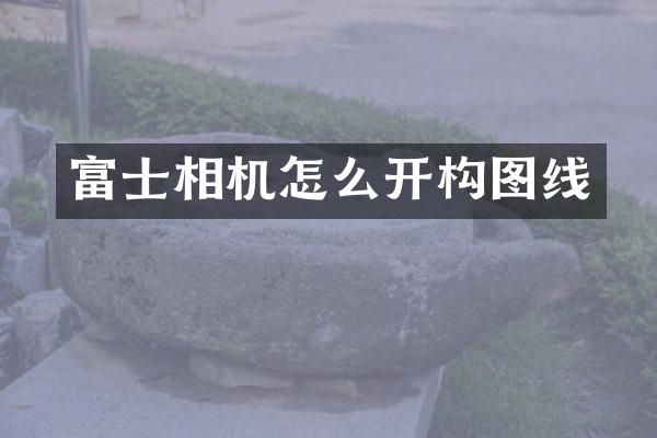 富士相机怎么开构图线
