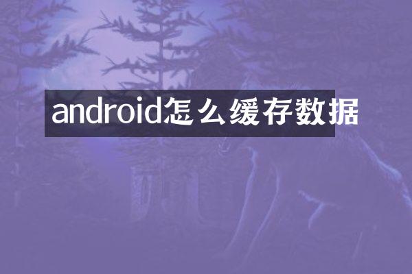 android怎么缓存数据