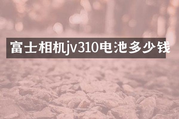 富士相机jv310电池多少钱
