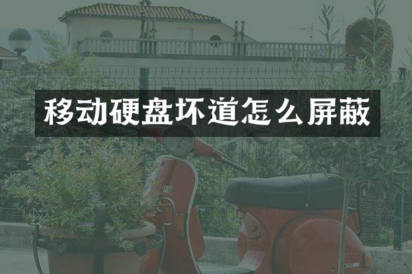 移动硬盘坏道怎么屏蔽