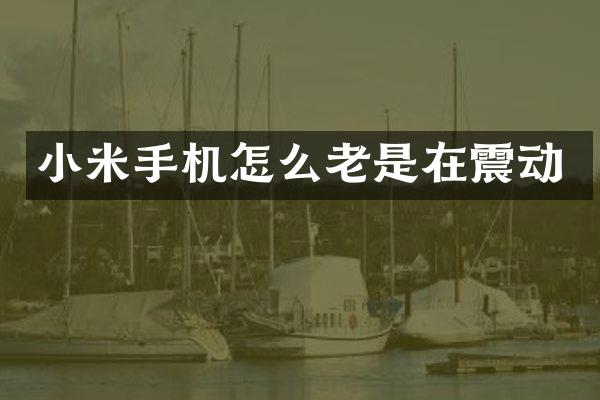 小米手机怎么老是在震动