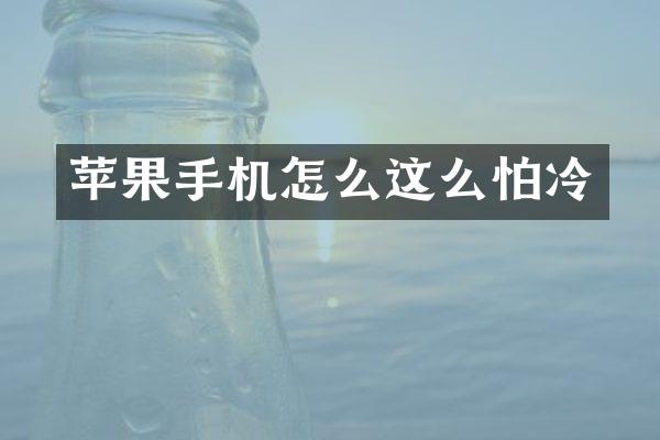 苹果手机怎么这么怕冷
