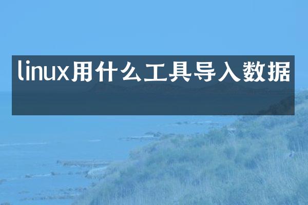 linux用什么工具导入数据库