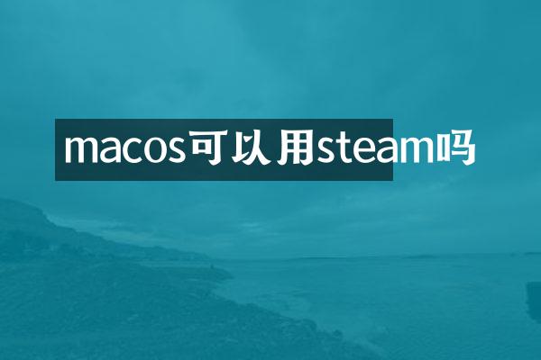 macos可以用steam吗