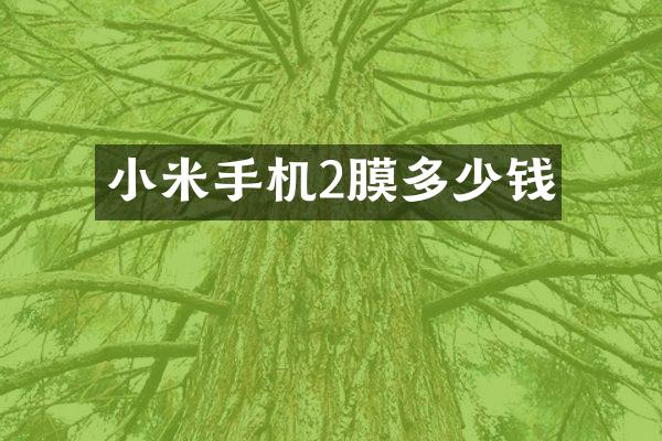 小米手机2膜多少钱