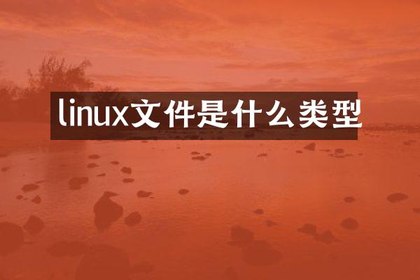 linux文件是什么类型