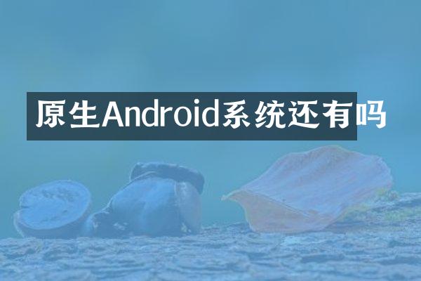 原生Android系统还有吗