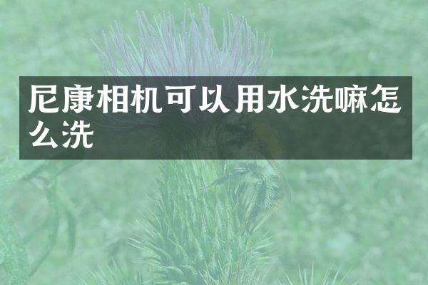 尼康相机可以用水洗嘛怎么洗